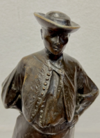 Beszédes János László (1874-1922) antik bronz szobra