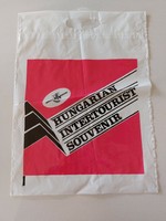 Retro Hungarian intertourist souvenir advertising bag