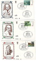 Emléklapok, FDC-k  0437 (Berlin) Michel 423-425   4,70 Euro