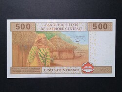 Közép-Afrikai Államok Csád 500 Francs 2022 Unc