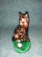 Retro ceramic cat - 11 cm high (a4)