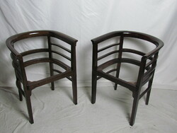 Antique thonet joseph hoffman armchair 2pcs (restored)