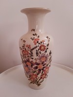 Zsolnay flower patterned vase