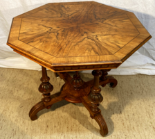 Antique octagonal table
