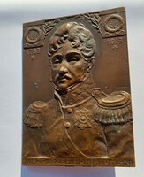 Polish Prince Józef Poniatowski 1763-1813 bronze plaque