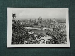 Képeslap, Budapest, látkép az országházra