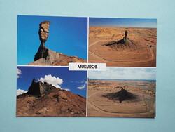 Postcard (12) - namibia - namib desert - mukurob (finger of god) rock formation mosaic 1980s - (1