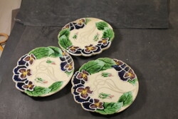 Körmöcbánya majolica wall plate 3 pieces- 388