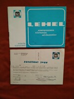 Lehel household refrigerator brochure