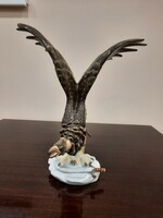 Herend turul bird with sword porcelain figurine