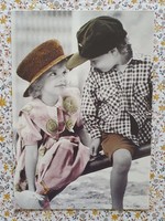 Kim Anderson képeslap üdvözlőlap postatiszta gyermekportré