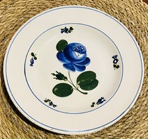 Apátfalvi kék virágos tányér Földváry