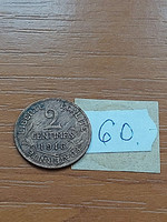 France 2 centimeter 1916 bronze 60.
