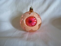 Old glass Christmas tree decoration - reflex sphere!