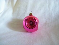 Old glass Christmas tree decoration - reflex sphere!