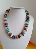 Large mineral necklace