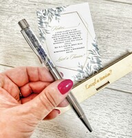 Mineral pen - you will be the witness - in a gift box - you will be pampered