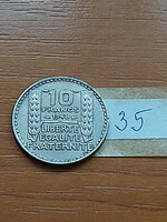 France 10 francs francs 1948 copper-nickel 35.