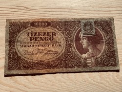 10000 PENGŐ 1945 júl.15 /L454 087232/ Dézsma bélyeges !