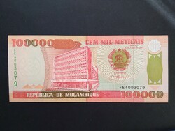 Mozambique 100000 meticais 1993 unc