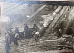 Large old 1930 Arad iron foundry photo in perfect condition