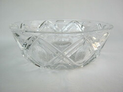 Thick glass serving bowl weighs 1 kg