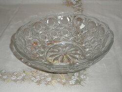 Retro glass salad bowl, offering