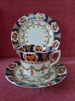 Antique English architectural tea cup with cake plate