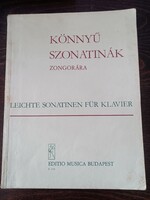Easy sonatinas for piano 1960