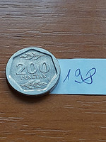 Spain 200 pesetas 1987 copper-nickel, i. John Charles 198.