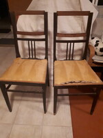A pair of beautiful Art Nouveau chairs to be upholstered