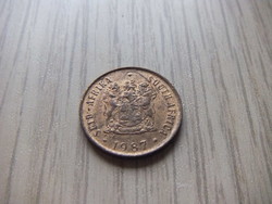 1  Cent  1987  Dél Afrika