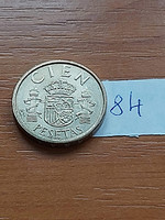 Spain 100 pesetas 1988 aluminum bronze, i. King John Charles 84.
