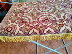 Gyönyörű gobelin mintás fali szőnyeg, falvédő 152 x 61 cm + rojt tökéletes állapotban van
