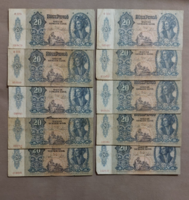 20 Pengő lot, 1941 mixed holding.