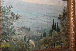 Antik szignált festmény 431