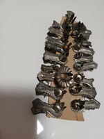 Christmas tree decoration - old candle clips 19 pcs vintage.