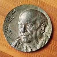 Pablo Neruda - memorial plaque