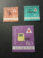 Stamp row 1961 for our health row Hungarian post office