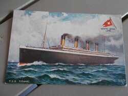 Titanic, 1912. Original postcard
