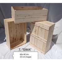 Wooden chest, wooden chest, apple chest, plain type plain