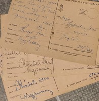 1942 Nagysurány Rintel Jenő tábori levél 3 db