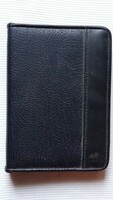 FILOFAX - gyűrűs notesz 16,5x12 cm fekete bőr (?)