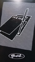 Filofax - ring notebook 16.5x12 cm black leather (?)