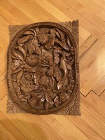 Wood carved fish image