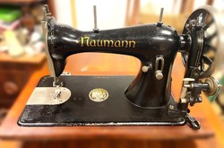 Old naumann sewing machine without stand - decoration (I use it as a bookend)