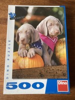 500 piece dino puzzle - Weimar dog