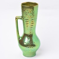 Eosin glazed zsolnay vase