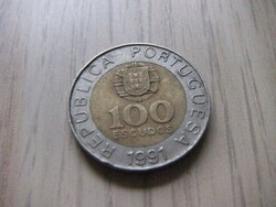 100  Escudo   1991   Portugália