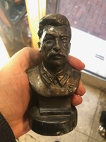 Stalin bronze statue, 12 cm high, for collectors. Antique